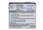 Replacement Battery for Philips Xenium V900 – Mobile, SmartPhone – 1200mAh / 3.7V - image 1