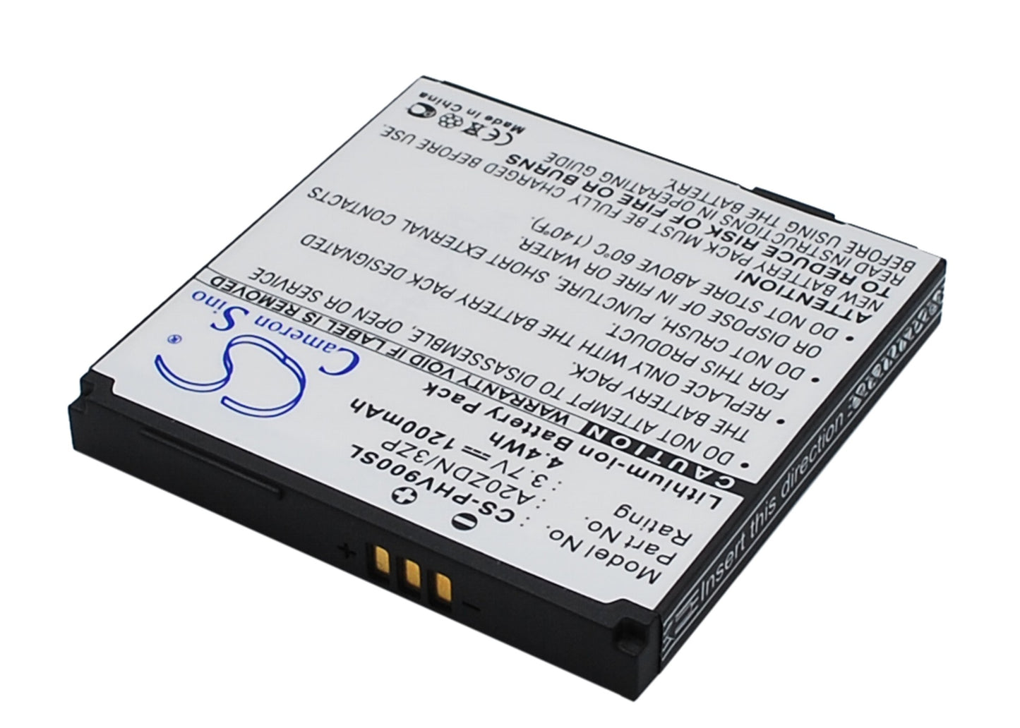 Replacement Battery for Philips Xenium V900 – Mobile, SmartPhone – 1200mAh / 3.7V - image 3