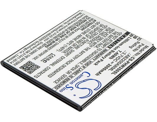 Replacement Battery for Philips  W3500 – Mobile, SmartPhone – 2000mAh / 7.40Wh / 3.7V