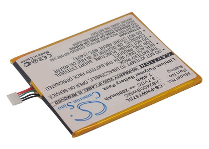 Replacement Battery for Philips  CTW737NAY – Mobile, SmartPhone – 2000mAh / 7.40Wh / 3.7V