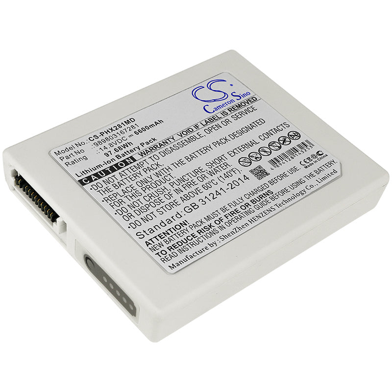 Replacement Battery for Philips HeartStart XL+ – Medical – 6600mAh / 14.8V - image 1