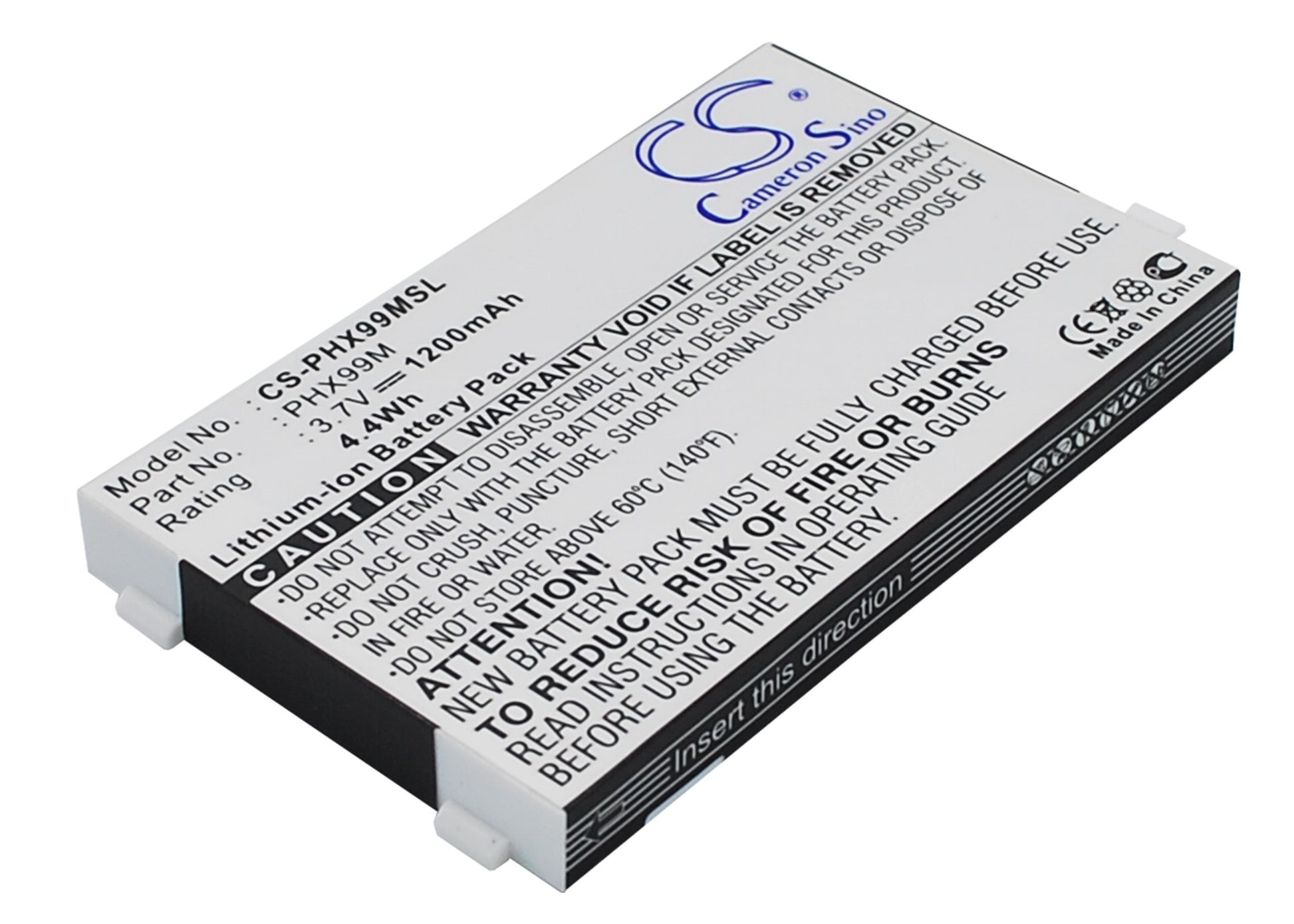 Replacement Battery for Philips Xenium 9a9M – Mobile, SmartPhone – 1200mAh / 3.7V - image 2