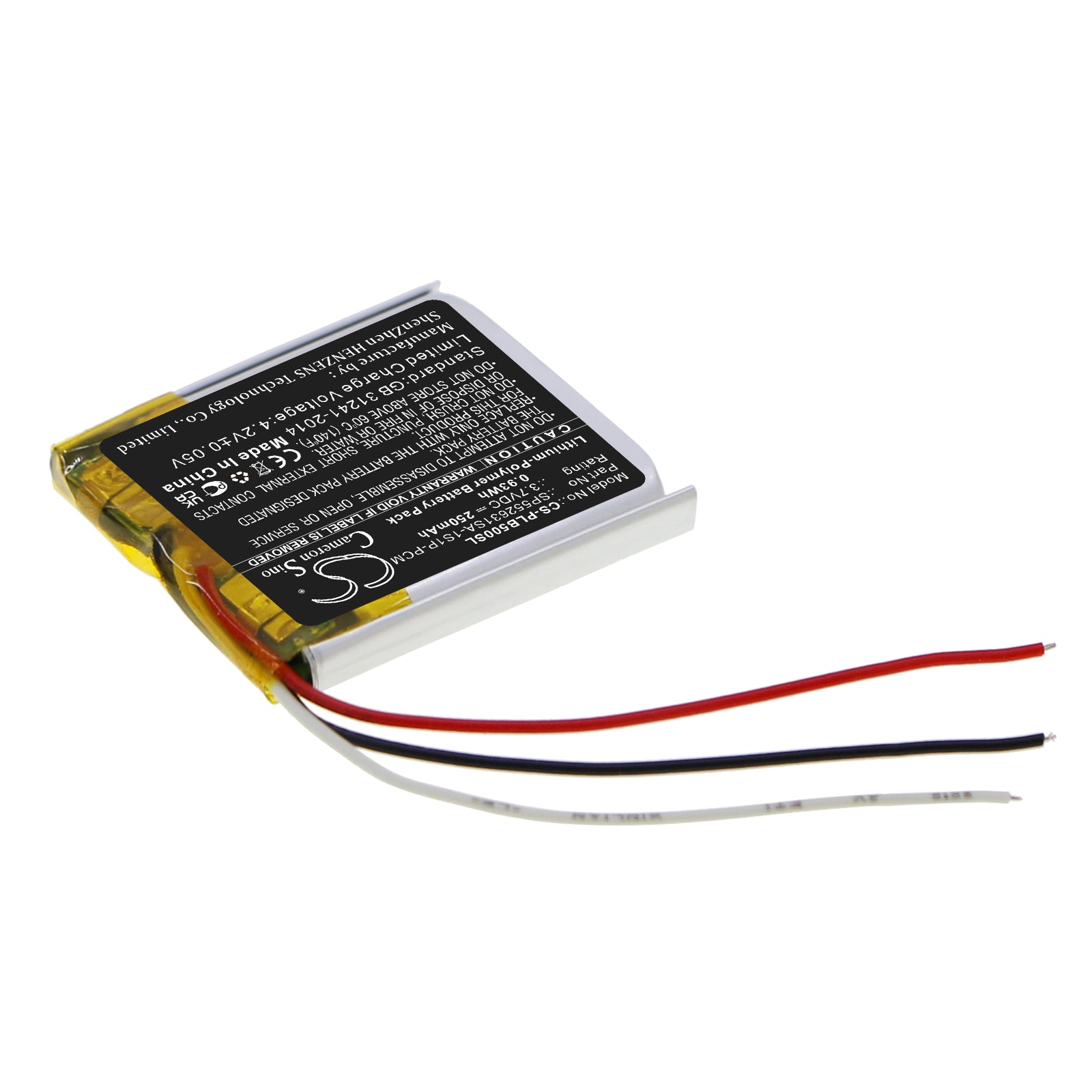 Replacement Battery for Plantronics BackBeat 500 – Wireless Headset – 250mAh / 3.7V - image 2