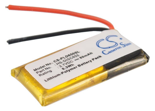 Replacement Battery for Plantronics Discovery 665 – Wireless Headset – 80mAh / 3.7V