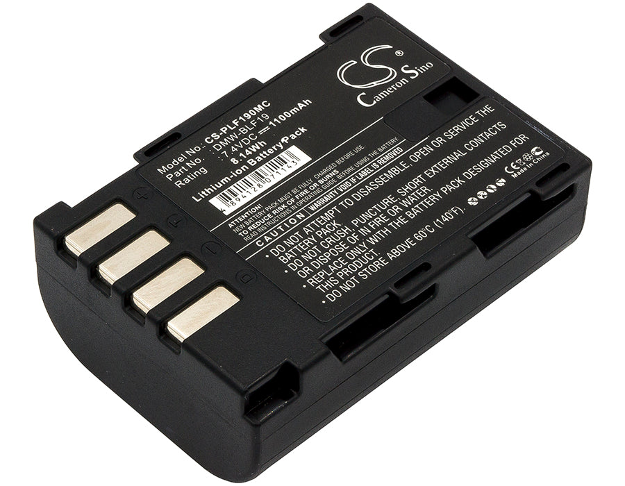 Replacement Battery for Panasonic  Lumix DMC-GH3 – Camera – 1100mAh/8.14Wh / 7.4V