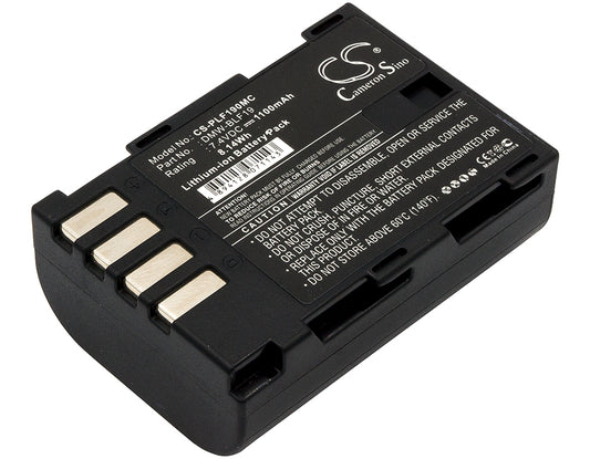 Replacement Battery for Panasonic Lumix DMC-GH3 – Camera – 1100mAh / 7.4V