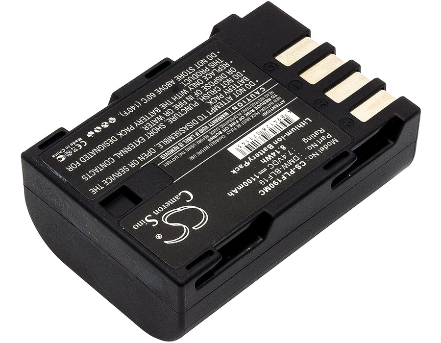 Replacement Battery for Panasonic Lumix DMC-GH3 – Camera – 1100mAh / 7.4V