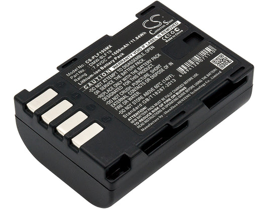 Replacement Battery for Panasonic Lumix DMC-GH3 – Camera – 1600mAh / 7.4V