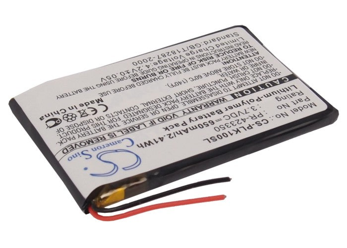 Replacement Battery for Plantronics  K100 – Wireless Headset – 650mAh / 2.41Wh / 3.7V