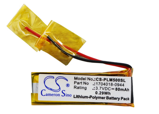 Replacement Battery for Plantronics M50 – Wireless Headset – 80mAh / 3.7V