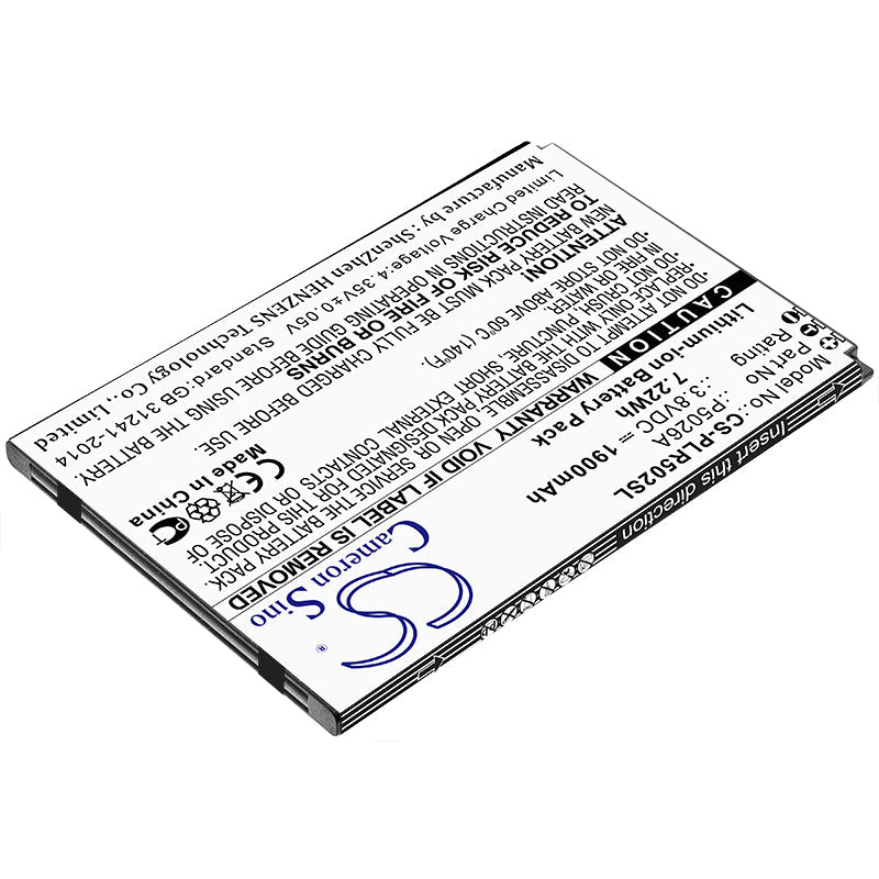 Replacement Battery for Polaroid  Cosmo L – Mobile, SmartPhone – 1900mAh / 7.22Wh / 3.8V