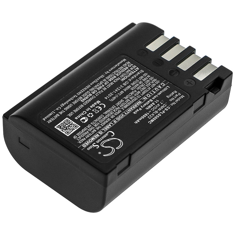Replacement Battery for Panasonic Lumix DC-S5 – Camera – 1600mAh / 7.4V