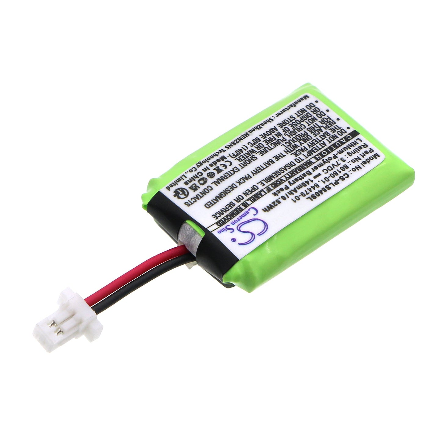 Replacement Battery for Plantronics  CS540 – Wireless Headset – 140mAh / 0.52Wh / 3.7V