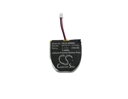 Replacement Battery for Plantronics  Pulsar 590 – Wireless Headset – 240mAh / 0.89Wh / 3.7V