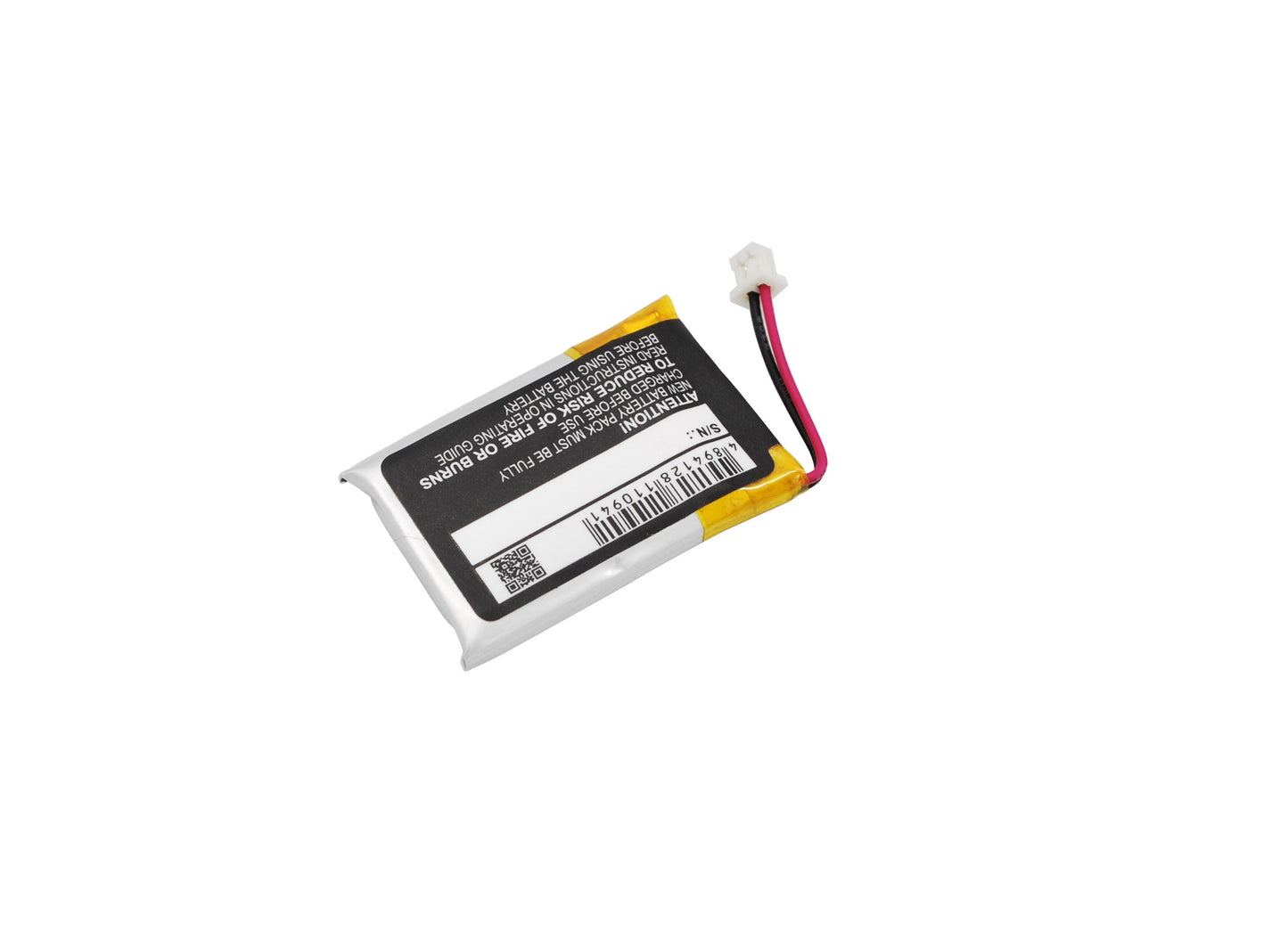 Replacement Battery for Plantronics  CS60 – Wireless Headset – 180mAh / 0.67Wh / 3.7V