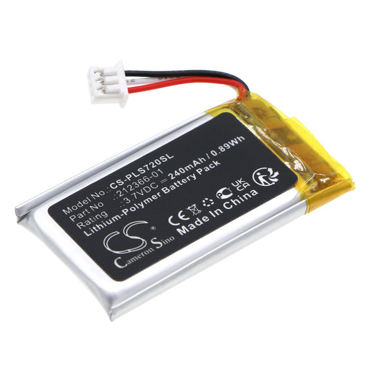 Replacement Battery for Plantronics | Poly Savi 7200 Office – Wireless Headset – 240mAh / 3.7V