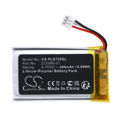 Replacement Battery for Plantronics  Savi 7200 Office – Wireless Headset – 240mAh / 0.89Wh / 3.7V