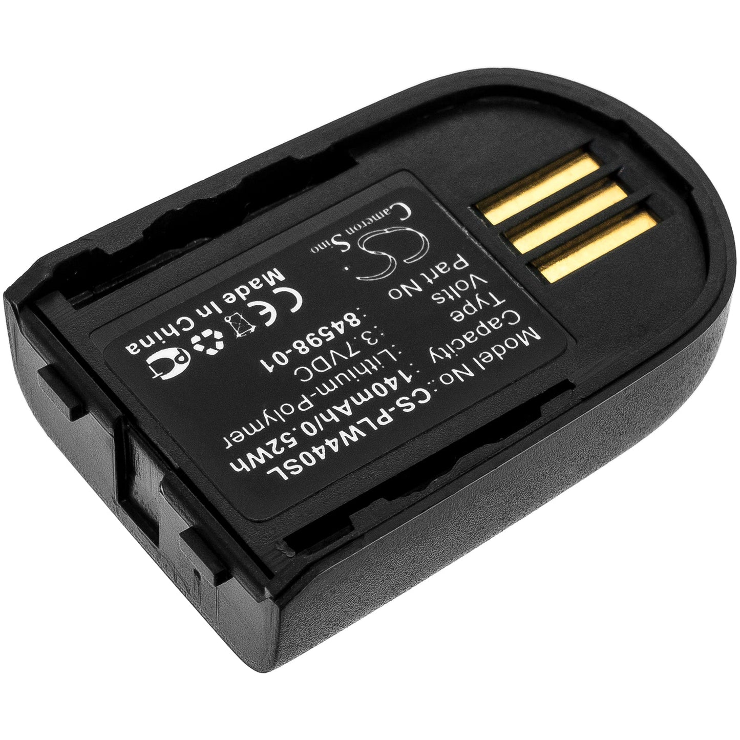 Replacement Battery for Plantronics  86507-01 – Wireless Headset – 140mAh / 0.52Wh / 3.7V