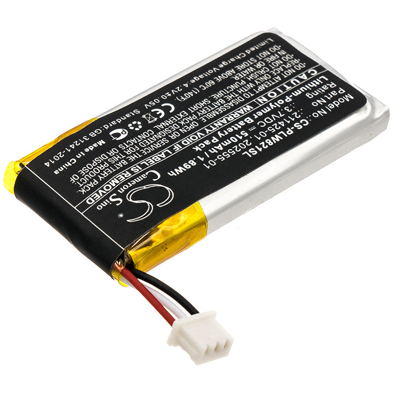 Replacement Battery for Plantronics  Savi 8210 – Wireless Headset – 510mAh / 1.89Wh / 3.7V
