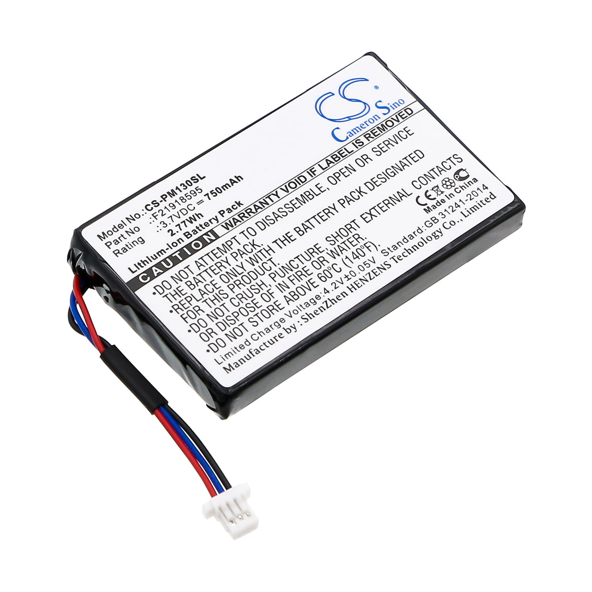 Replacement Battery for Palm M130 – PDA, Pocket PC – 750mAh / 3.7V