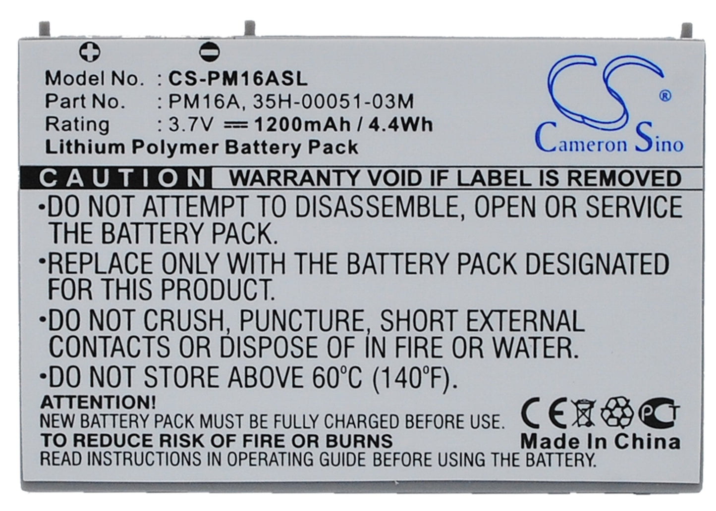 Replacement Battery for O2 | Qtek | Orange | I-Mate | ERA | T-Mobile | Krome | Swisscom | Vodafone | T-Com | Dopod | HTC XDA ii mini – Mobile, SmartPh - image 5