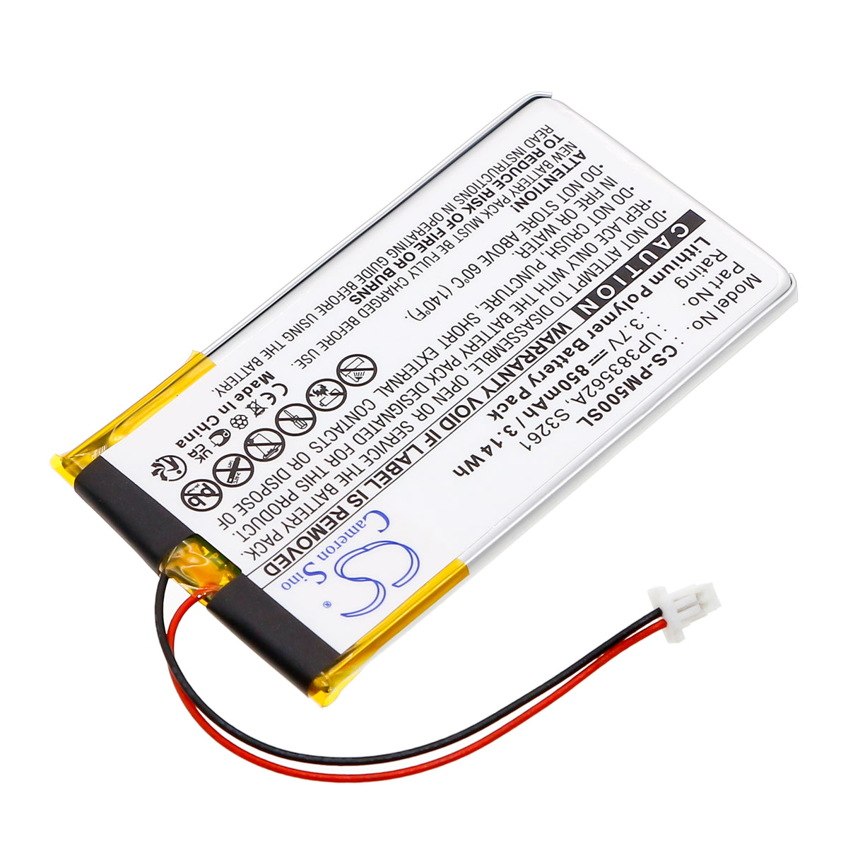 Replacement Battery for IBM | Palm WorkPad 8602-10U – PDA, Pocket PC – 850mAh / 3.7V