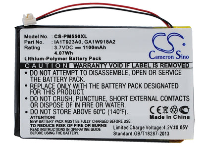 Replacement Battery for Palm M550 – PDA, Pocket PC – 1100mAh / 3.7V