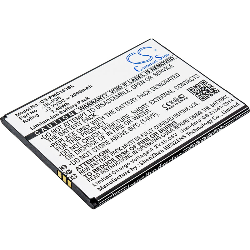 Replacement Battery for PHICOMM C1530L – Mobile, SmartPhone – 2000mAh / 3.7V - image 1