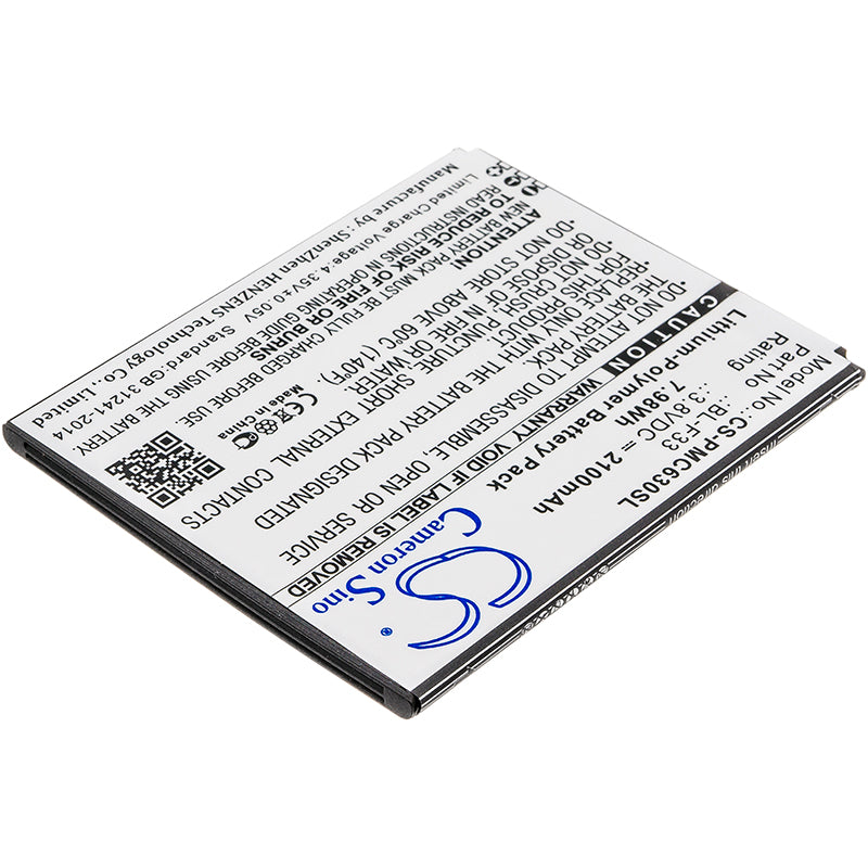 Replacement Battery for PHICOMM C630 – Mobile, SmartPhone – 2100mAh / 3.8V - image 2