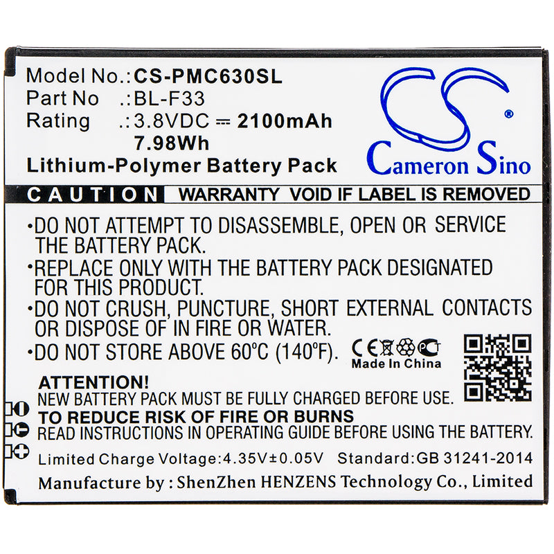 Replacement Battery for PHICOMM C630 – Mobile, SmartPhone – 2100mAh / 3.8V - image 3
