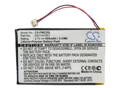 Replacement Battery for Palm Tungsten E2 – PDA, Pocket PC – 900mAh / 3.7V
