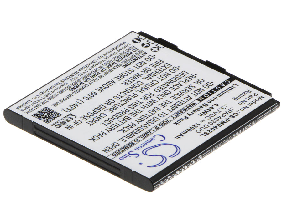 Replacement Battery for Prestigio MultiPhone 4025 Duo – Mobile, SmartPhone – 1200mAh / 3.7V - image 2