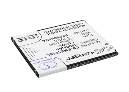 Replacement Battery for Prestigio  MultiPhone 5044 Duo – Mobile, SmartPhone – 1900mAh / 7.03Wh / 3.7V