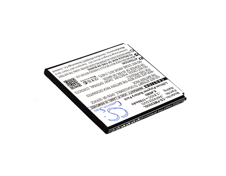 Replacement Battery for Prestigio MultiPhone 4505 Duo – Mobile, SmartPhone – 1700mAh / 3.8V - image 2