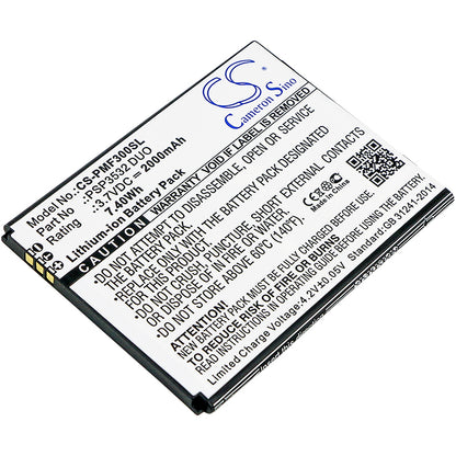 Replacement Battery for Prestigio Muze F3 – Mobile, SmartPhone – 2000mAh / 3.7V - image 1