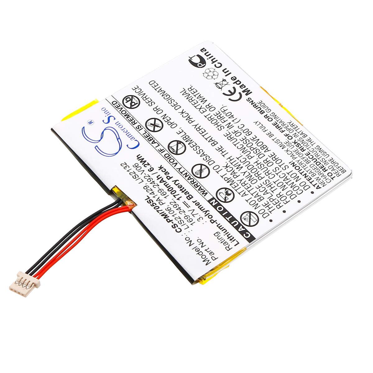 Replacement Battery for Palm i705 – PDA, Pocket PC – 1700mAh / 3.7V