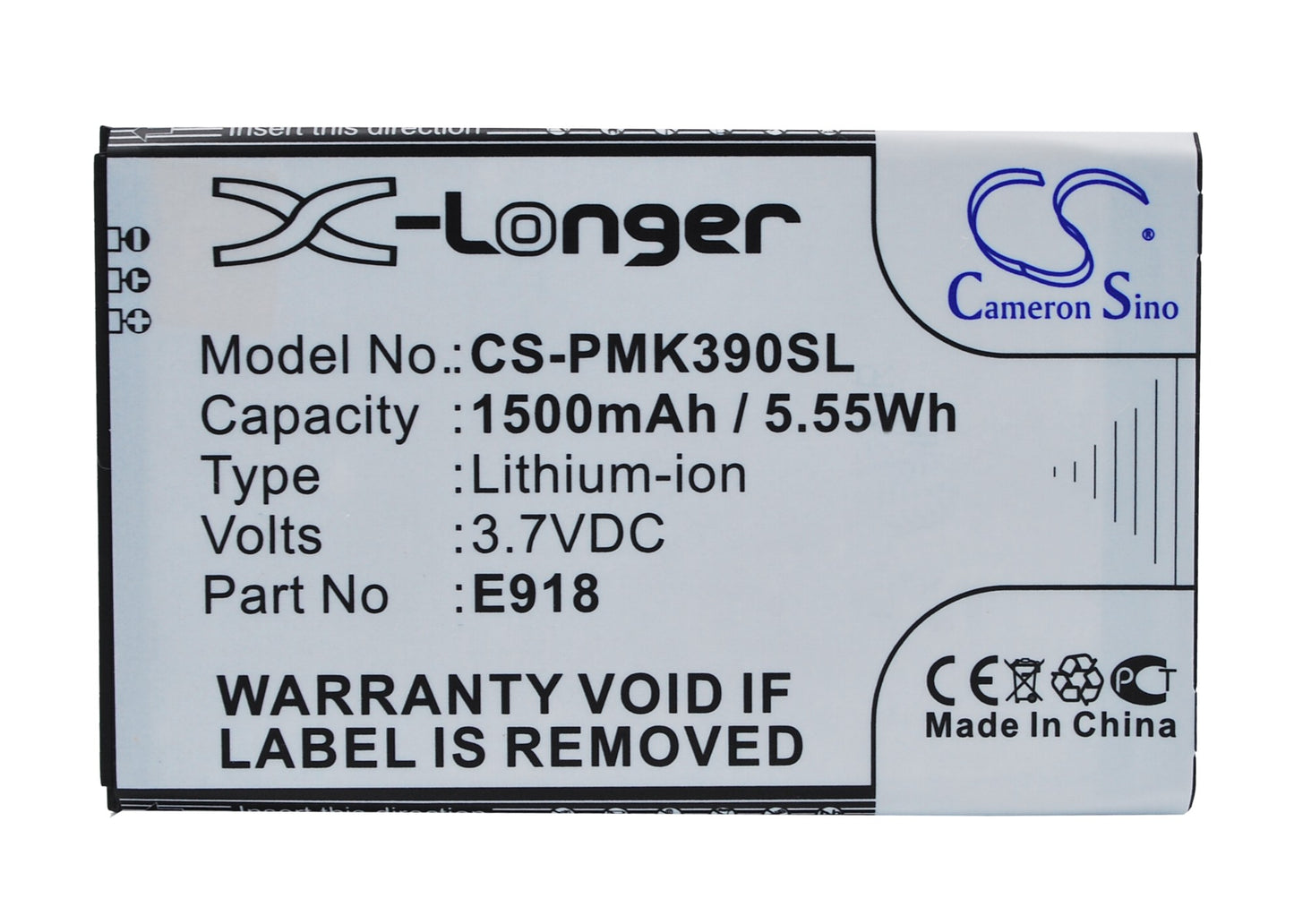 Replacement Battery for PHICOMM i310v – Mobile, SmartPhone – 1500mAh / 3.7V - image 1