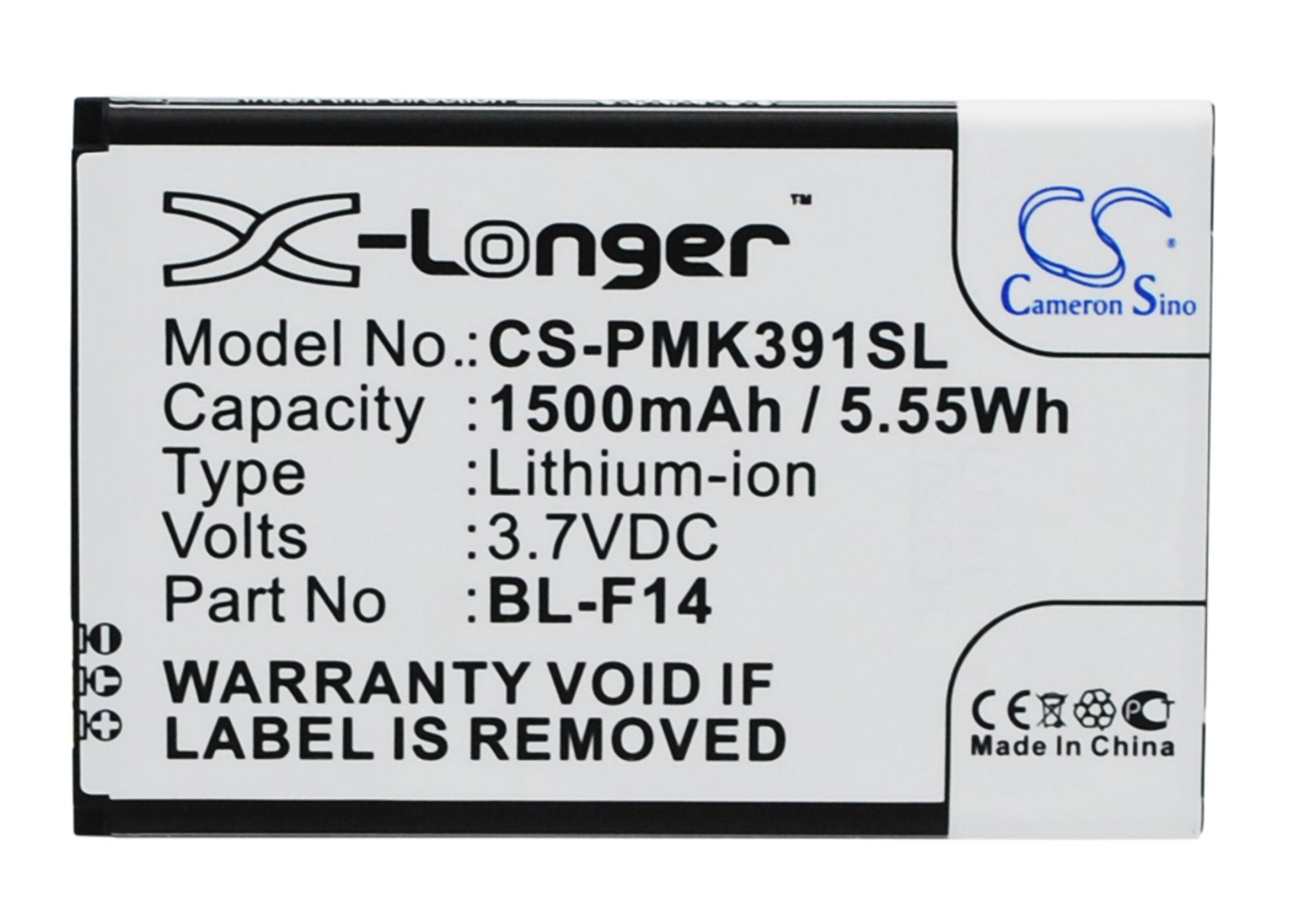 Replacement Battery for PHICOMM K390W – Mobile, SmartPhone – 1500mAh / 3.7V - image 1
