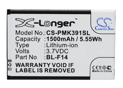 Replacement Battery for PHICOMM K390W – Mobile, SmartPhone – 1500mAh / 3.7V - image 1