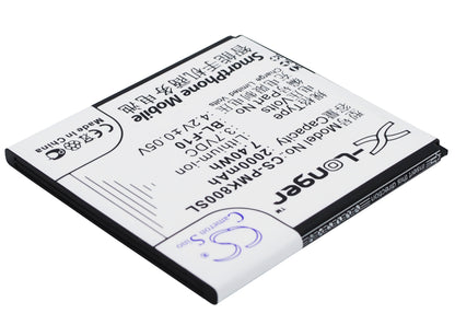 Replacement Battery for PHICOMM I800 – Mobile, SmartPhone – 2000mAh / 3.7V - image 3