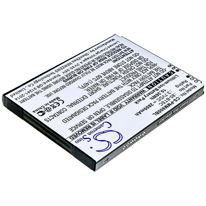 Replacement Battery for Point Mobile PM80 – Barcode Scanner – 2800mAh / 3.7V - image 2