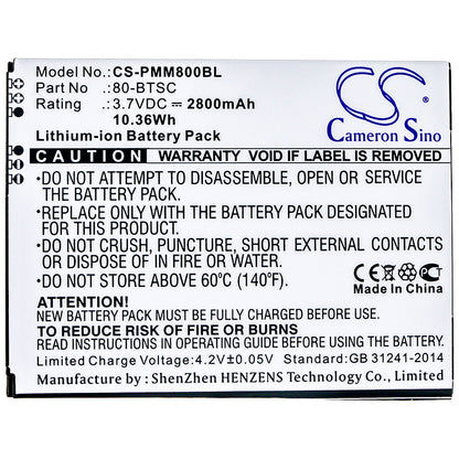 Replacement Battery for Point Mobile PM80 – Barcode Scanner – 2800mAh / 3.7V - image 3