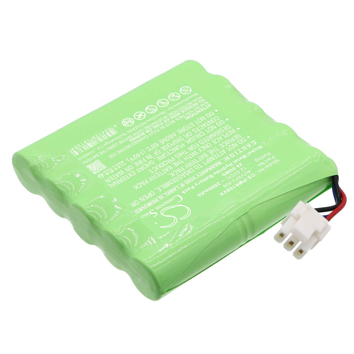 Replacement Battery for Panasonic MC-RM10-W – Vacuum – 2000mAh / 12V