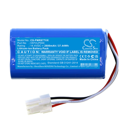 Replacement Battery for Liectroux | Moneual | Panasonic B6009 – Vacuum – 2600mAh / 14.4V