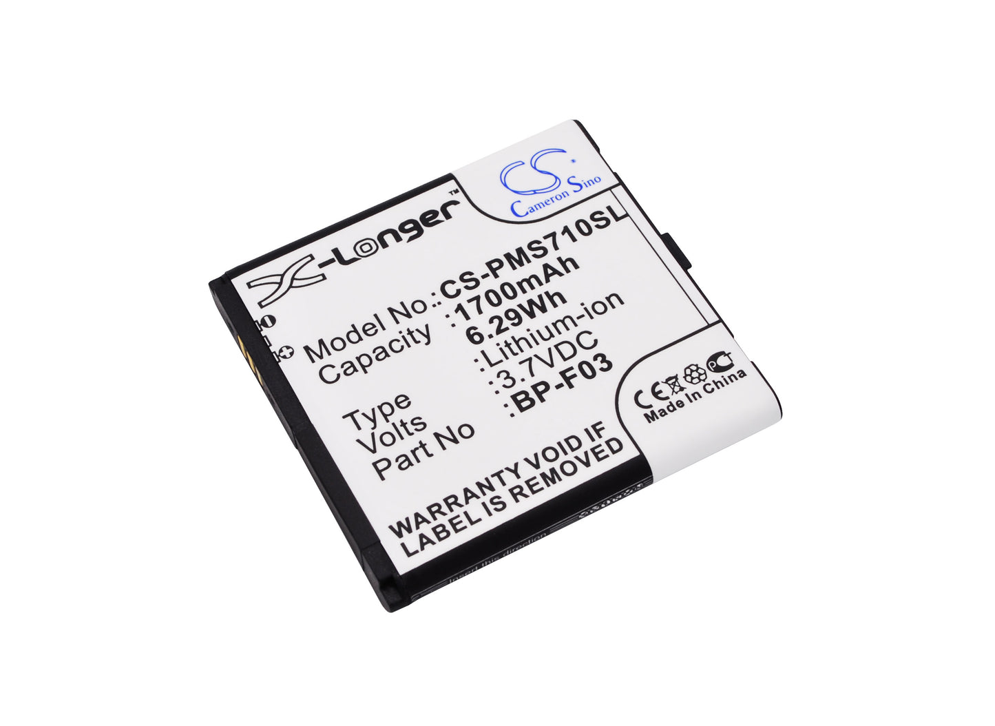 Replacement Battery for PHICOMM FWS 710 – Mobile, SmartPhone – 1700mAh / 3.7V - image 1