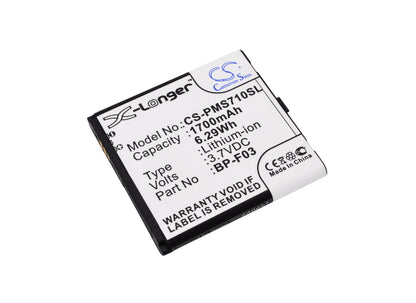 Replacement Battery for PHICOMM FWS 710 – Mobile, SmartPhone – 1700mAh / 3.7V - image 1