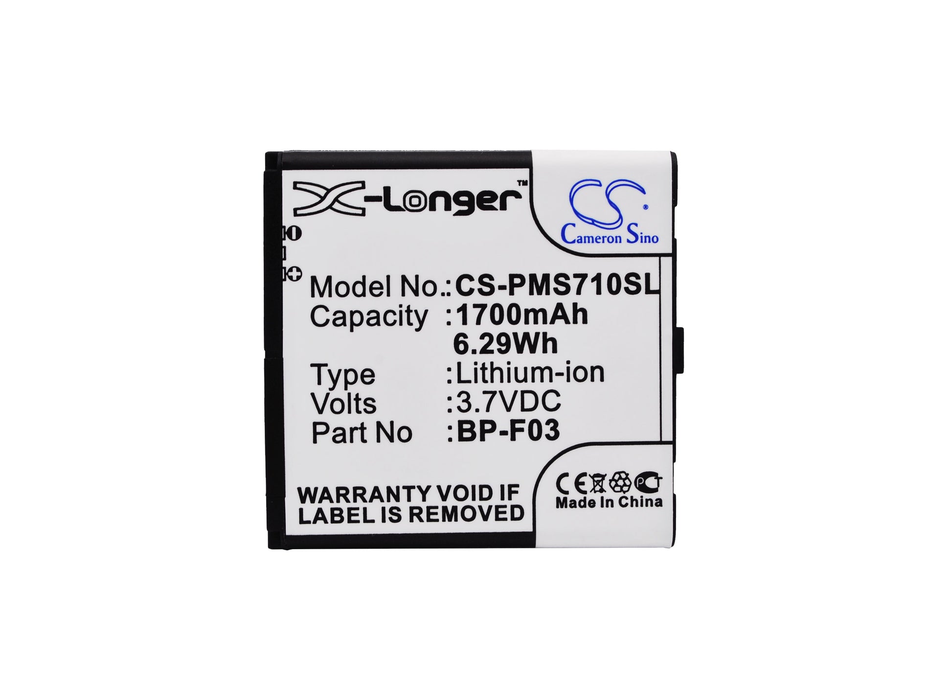 Replacement Battery for PHICOMM FWS 710 – Mobile, SmartPhone – 1700mAh / 3.7V - image 5