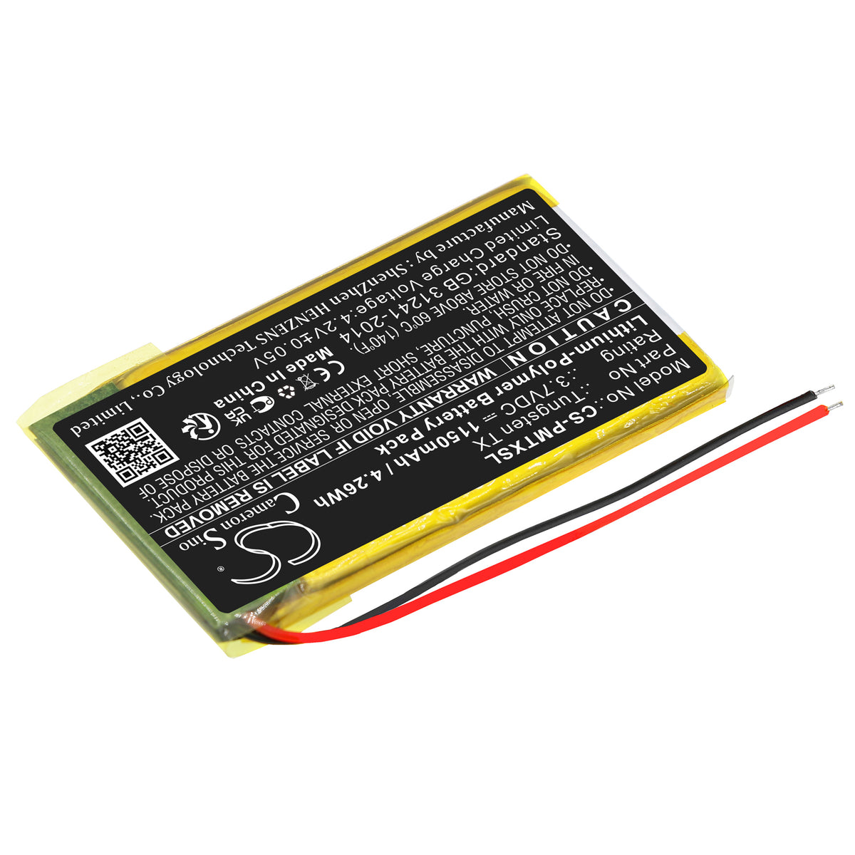 Replacement Battery for Palm Tungsten TX – PDA, Pocket PC – 1150mAh / 3.7V