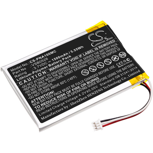 Replacement Battery for Panasonic HX-A100 – Camera – 1500mAh / 3.7V