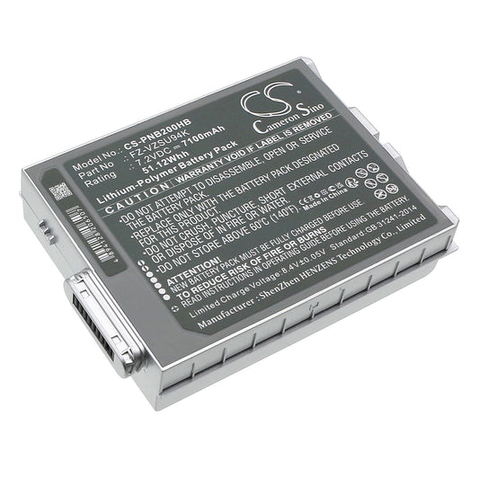 Replacement Battery for Panasonic  FZ-B2 – Notebook, Laptop – 5600mAh / 51.12Wh / 7.2V